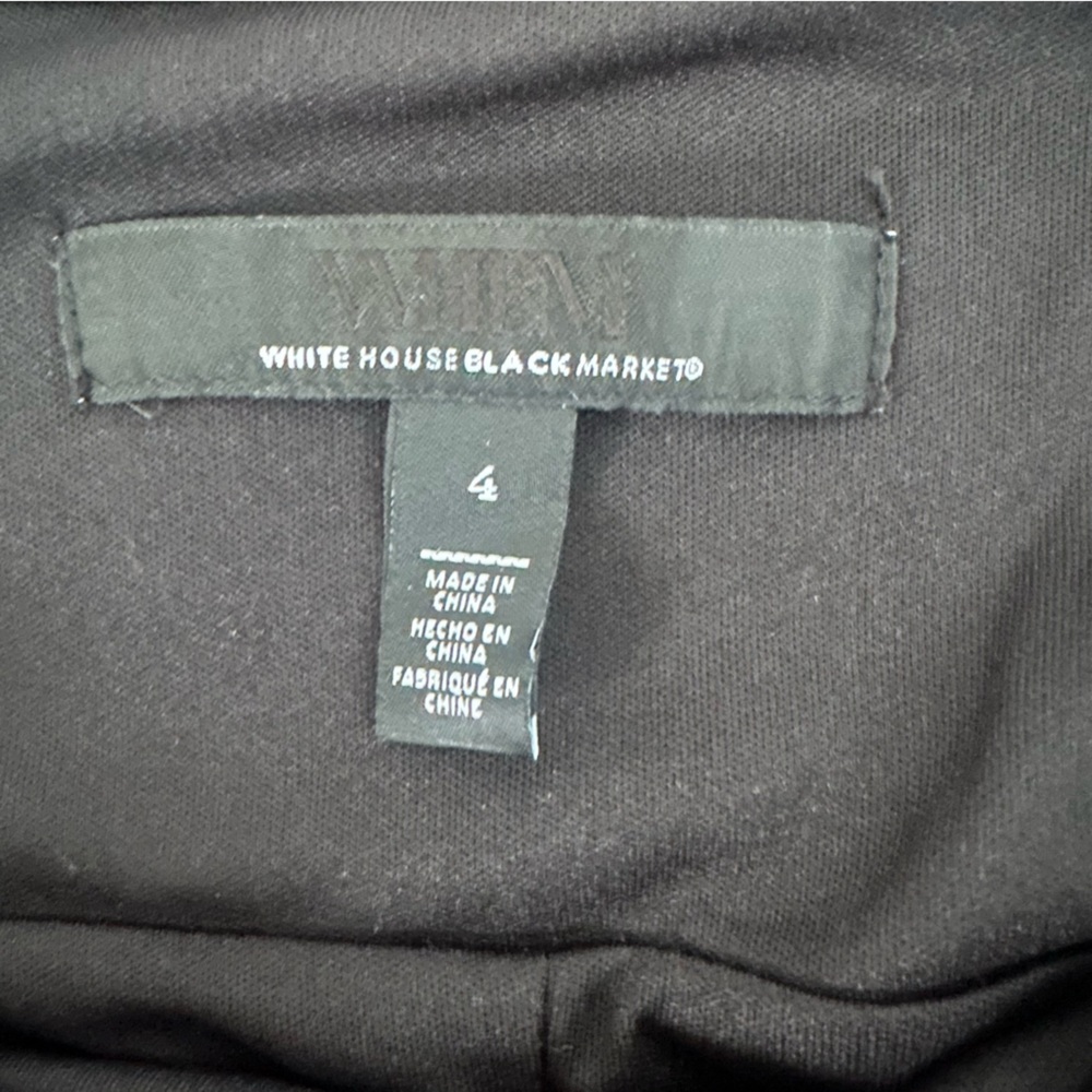 White House Black Market Black Empire Waist Dress - Picture 4 of 4
